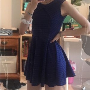 Striped mini dress